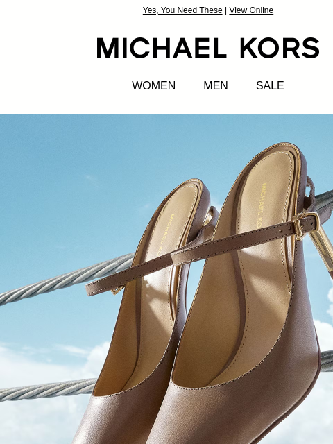 michaelkorsmail newsletter: Shoes Make The Outfit—And They’re An Extra 20% Off