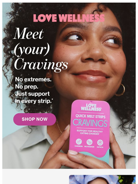 lovewellness newsletter: Snack support, coming right up