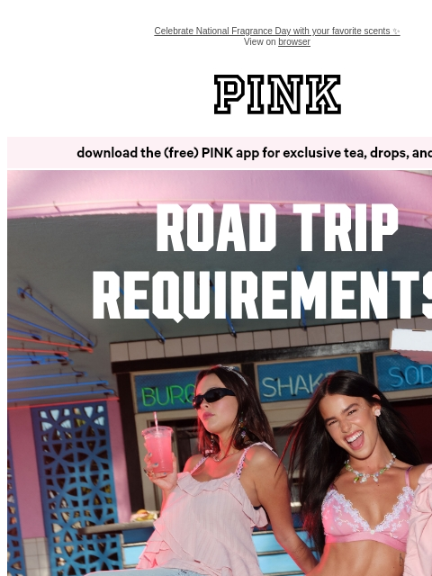 vspink newsletter: 📍 Cute Outfits for Every Detour