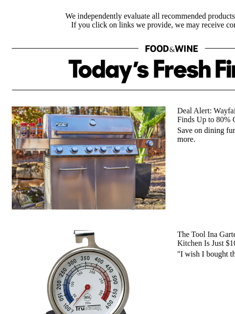 foodandwine newsletter: The Tool Ina Garten Recommends for Every Kitchen I...