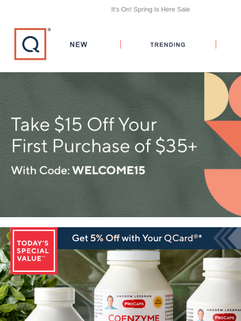 qvcemail newsletter: Andrew Lessman Is Back with the TSV®! + Get $15 Of...