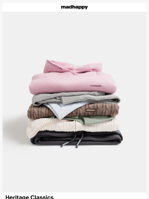 madhappy newsletter: Heritage Fleece