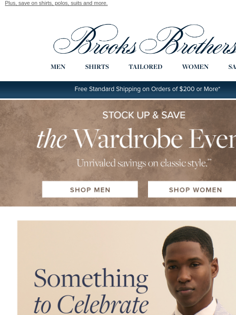 brooksbrothers newsletter: Lighter looks for spring occasions