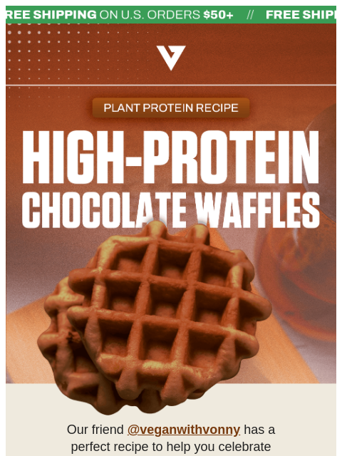 vedgenutrition newsletter: 🧇 It would be Waffle if you didn't try this!