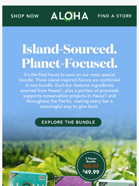 aloha newsletter: B is for...