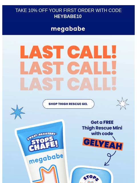 megababebeauty newsletter: OK but did you grab yours yet??