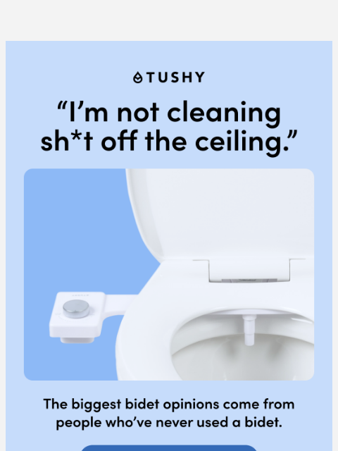 hellotushy newsletter: Bidet myths your uncle* believes ❌