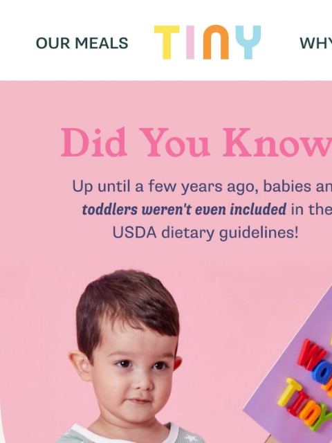 tinyorganics newsletter: Not all organic baby & toddler food is the same 🌱