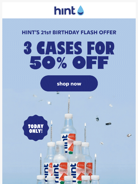 drinkhint newsletter: What’s a bday without a surprise?