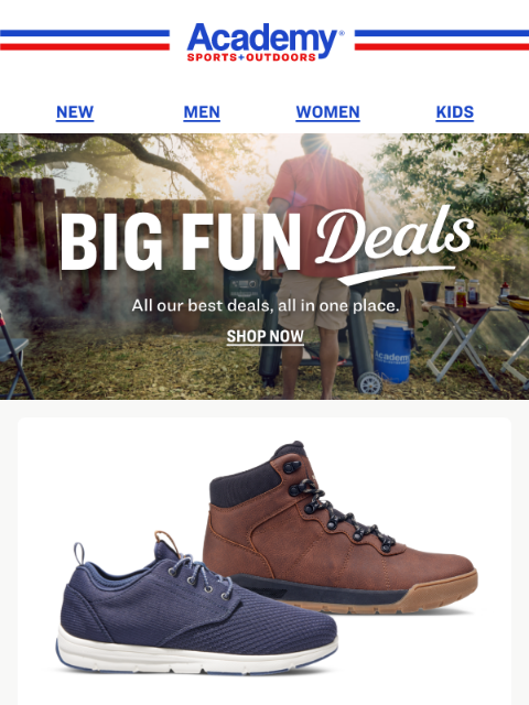 academy newsletter: SAVE 30% on Magellan Outdoors Shoes