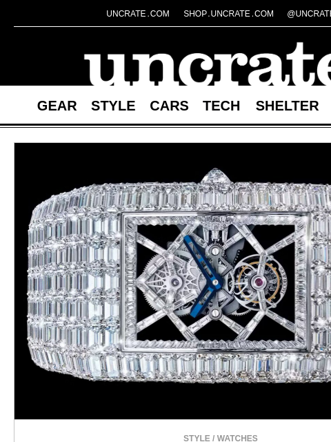 uncrate newsletter: Jacob & Co. Billionaire III Watch & more
