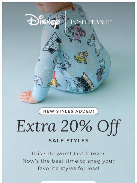 poshpeanut newsletter: 💫Stock Up! Extra 20% OFF All Sale