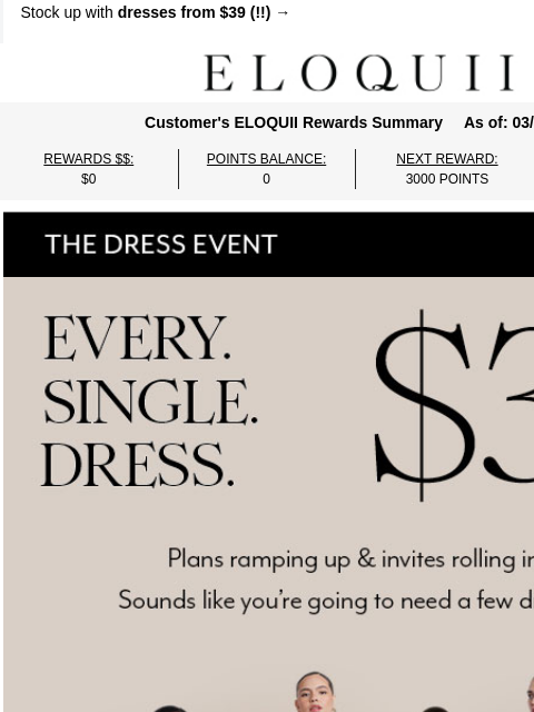 eloquii newsletter: Spring invites stacking up?