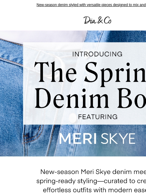 dia newsletter: A Better Way to Wear Denim