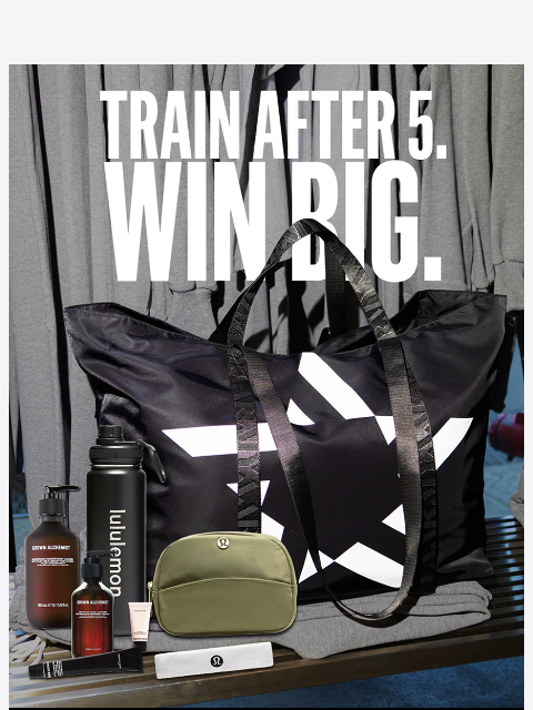aarmy newsletter: TRAIN AFTER 5. WIN BIG.🫡