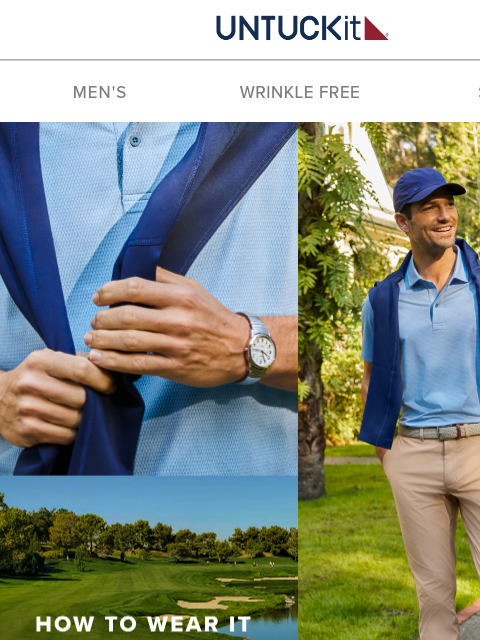 untuckit newsletter: Golfers Love These New Performance Styles 🏌️