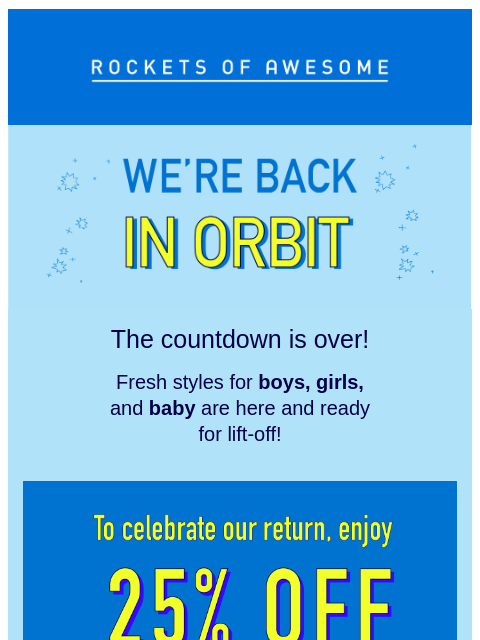 rocketsofawesome newsletter: Guess who’s back 🚀