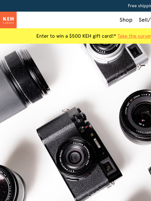 keh newsletter: Stop guessing & find your perfect Fujifilm 📸