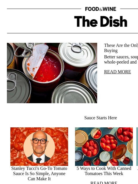 foodandwine newsletter: These Are the Only Canned Tomatoes Worth Buying