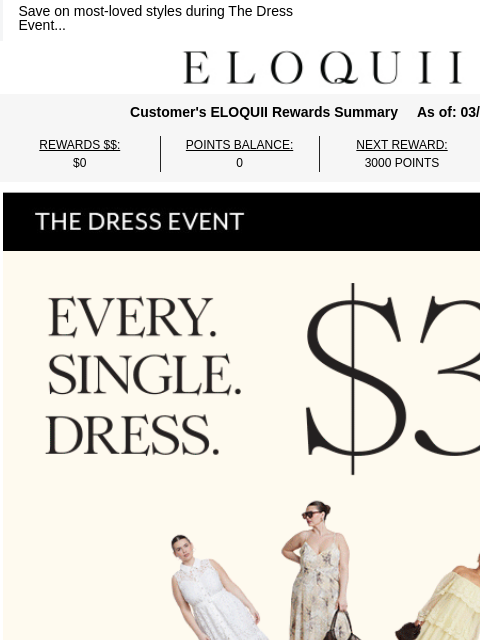 eloquii newsletter: EVERY! SINGLE! DRESS! (from $39) 👗