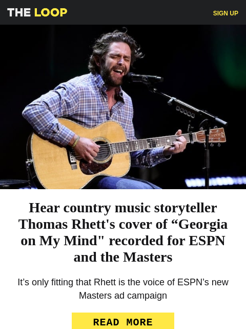 golfdigest newsletter: THE Masters ad drops, a podcast jinx and John Daly...