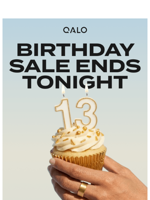 qalo newsletter: 30% off QRNT ends tonight ⏰