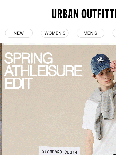 urbanoutfitters newsletter: UO Men’s: New Spring Athleisure