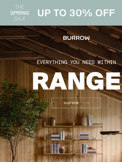 burrow newsletter: The Sectional That Does It All