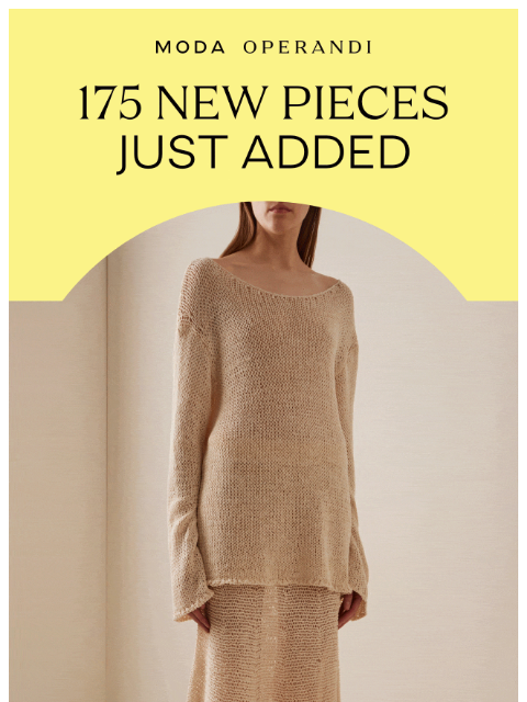 modaoperandi newsletter: NEW this week