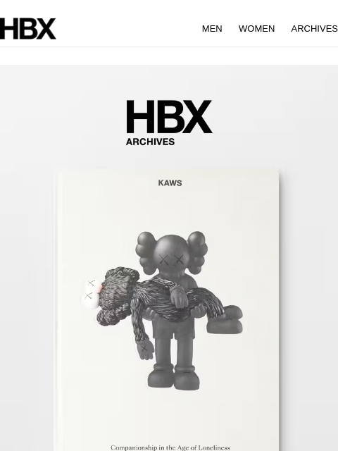 hbx newsletter: HBX Archives Preview: 24 Mar/9AM EST/9PM HKT Relea...