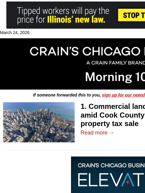 crainalerts newsletter: Commercial landlords wait out property tax penalti...