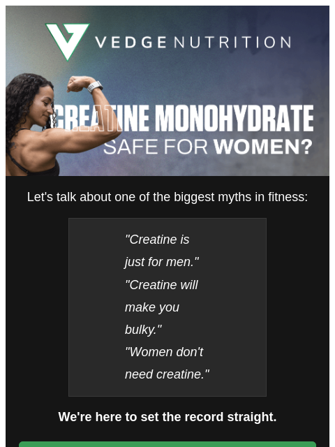 vedgenutrition newsletter: 💕 For the Girls