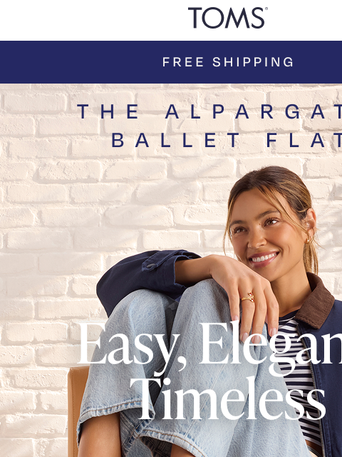 toms newsletter: Alpargata Meets Ballerina 🩰