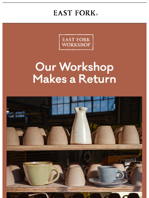 eastfork newsletter: The new Workshop drop is here