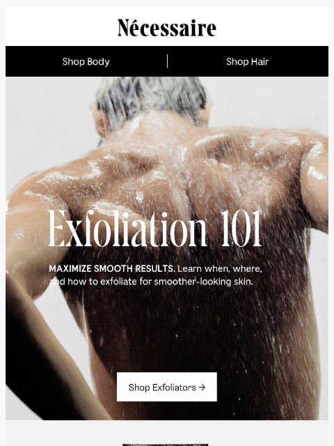 necessaire newsletter: How To Exfoliate