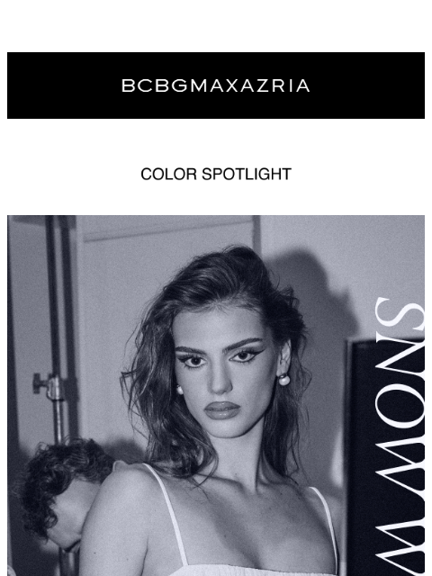 bcbg newsletter: Color Spotlight: Snow White