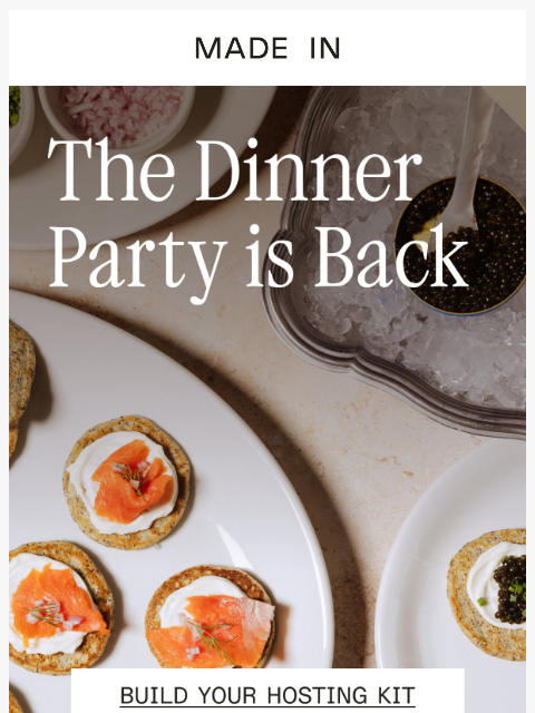 madeincookware newsletter: People are Cooking for Each Other Again