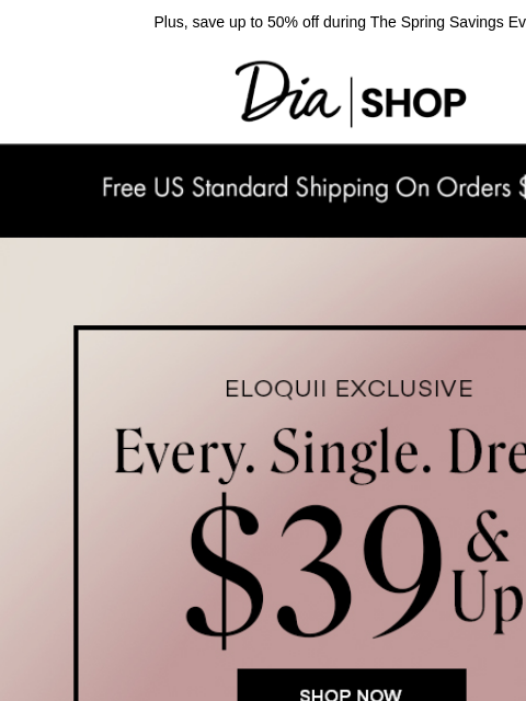 dia newsletter: ELOQUII Exclusive: Dresses from $39​