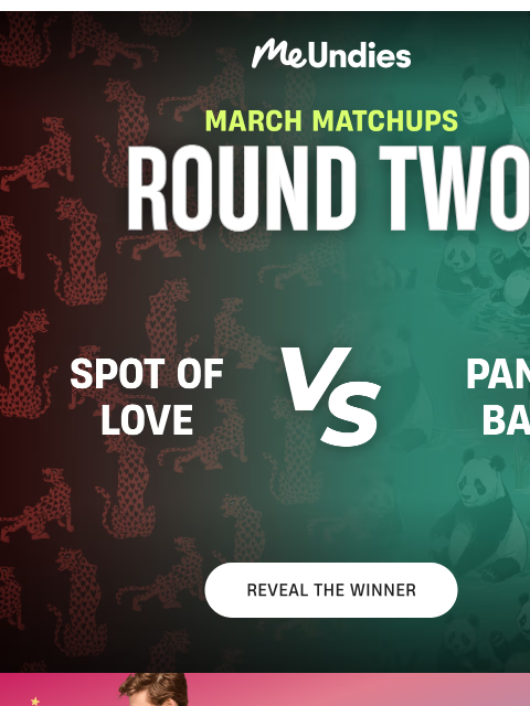 meundies newsletter: March Matchups: Round Two is here 🏆