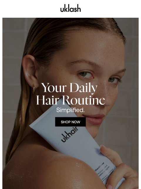 uklash newsletter: Hair Care That Actually Works ✨