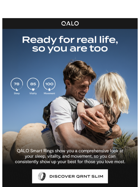 qalo newsletter: We designed this for your real life