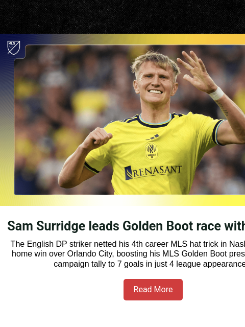 mlssoccer newsletter: Nashville SC continue their red-hot form