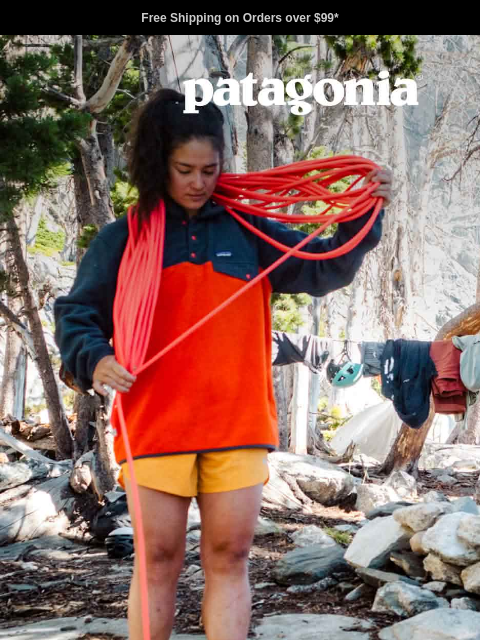 patagonia newsletter: Snap-T fleece for wherever warmth is needed