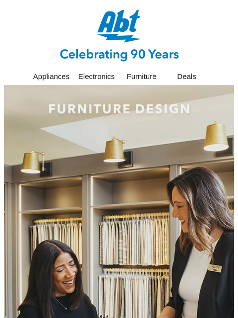 abt newsletter: NEW—Complimentary Furniture Design Help
