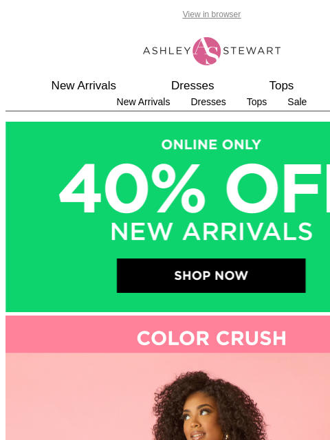 ashleystewart newsletter: The color of the season is princess-approved 🎀🩷