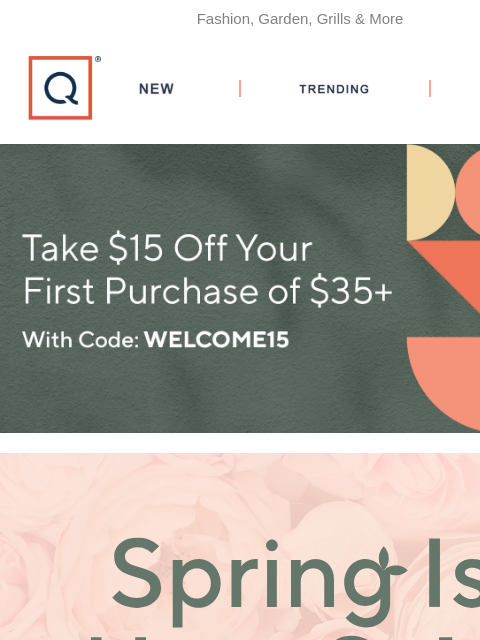 qvcemail newsletter: Spring Is Here Sale