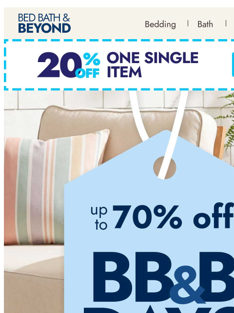 bedbathandbeyond newsletter: The best deals of BB&B Days are here
