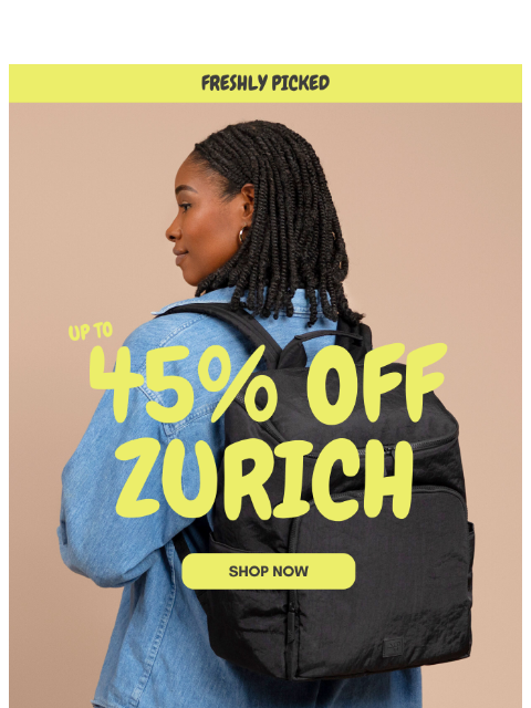 freshlypicked newsletter: 45% off Cute Convenience. Thank us later.