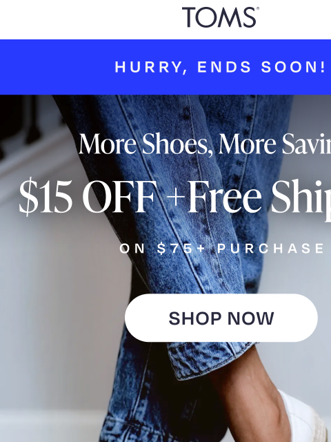 toms newsletter: Platform Espadrilles for $15 Off + Free Shipping