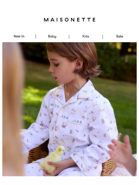 maisonette newsletter: The Sweetest Spring PJs 🌸